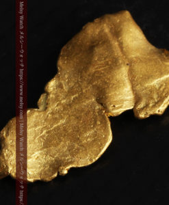 0.6gの靴のような形をした薄片金・自然金-G0428-11