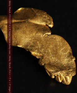 0.6gの靴のような形をした薄片金・自然金-G0428-12