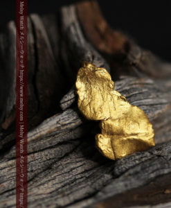 0.6gの靴のような形をした薄片金・自然金-G0428-2