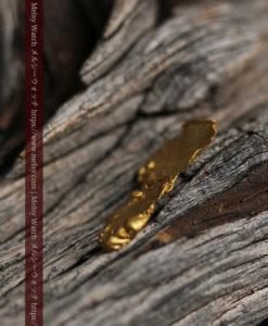 0.6gの靴のような形をした薄片金・自然金-G0428-3