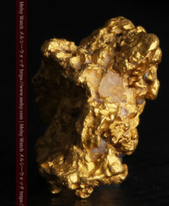 2.84gの天然の粗削りな美しさがある自然金-G0438-4