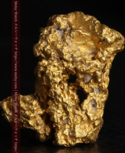 2.78gの凹凸と空間を楽しんで頂ける自然金-G0440-2