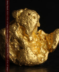 2.84gの天然の粗削りな美しさがある自然金-G0441-3