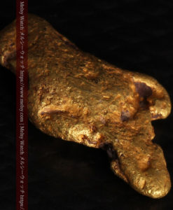 1.72gの人差し指と親指を伸ばした手のような形の自然金-G0442-14