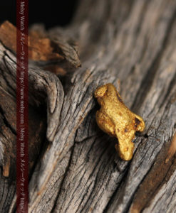 1.72gの人差し指と親指を伸ばした手のような形の自然金-G0442-2