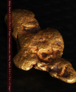 1.72gの人差し指と親指を伸ばした手のような形の自然金-G0442-8