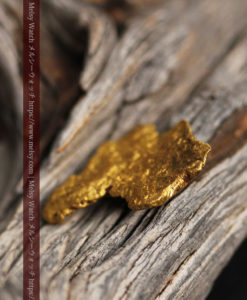 7.37gの縦にぐいっと伸びる面の大きな自然金-G0444-7